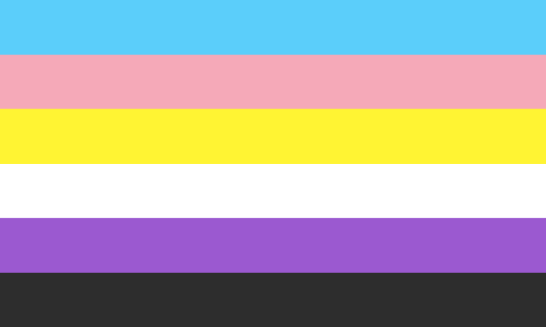 Non-binary Trans flag